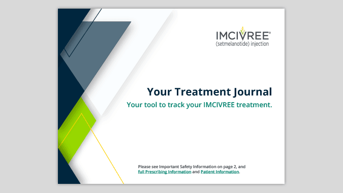 IMCIVREE Patient Treatment Journal Thumbnail
